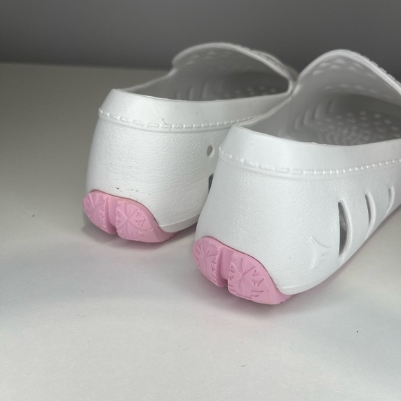 Floafers White and Lilac Pink Shoes Unisex Girls Size 4 - Picture 4 of 8